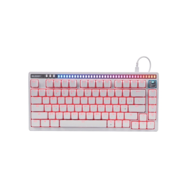 Клавіатура A4Tech Bloody AT75 USB RGB UA White (4711421002776) - зображення 1