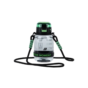 Поїльник-непроливайка Kite 700 мл, чорно-зелена (K25-1218-2) зображення 1