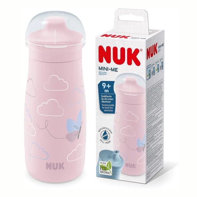 Поїльник-непроливайка Baby-Nova Mini-Me Sip Pink 300 мл (3952682) - picture 3