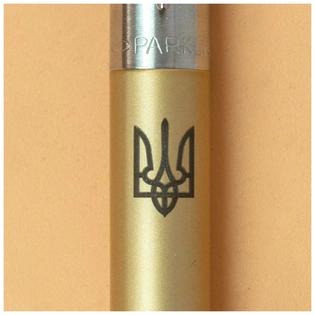 Ручка кулькова Parker JOTTER 17 XL UKRAINE Matt Gold CT BP Трезубец (13432_T001b) - picture 2