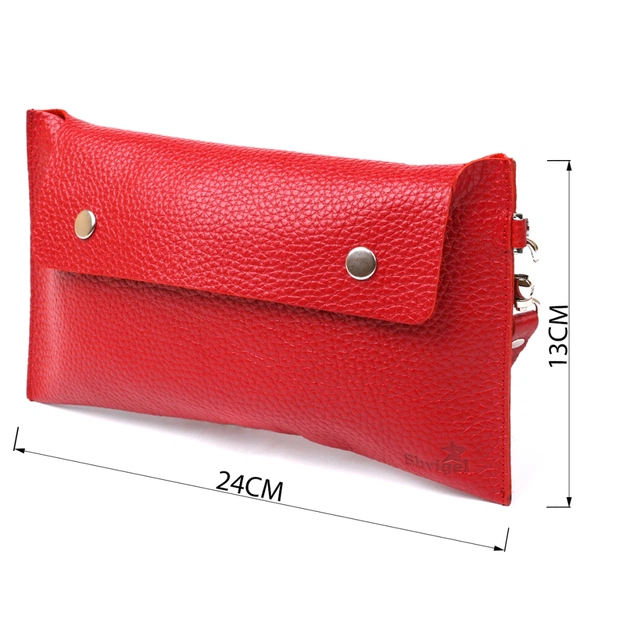 Косметичка Shvigel Шкіряна тревел Червона (16417) - зображення 3