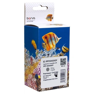 Картридж Barva Canon PFI-1000GY 0552C001 80мл gray (IC-PFI1000GY) зображення 1