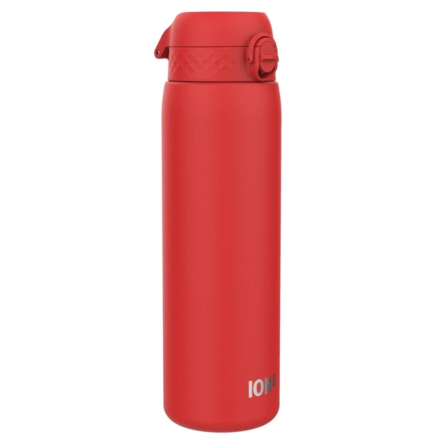 Пляшка для води ION8 OneTouch Stainless Steel 1200 мл Red (I8SS1000RED) - зображення 1