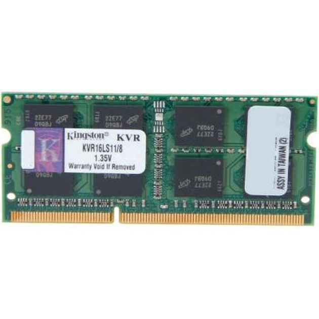 Модуль пам'яті для ноутбука SoDIMM DDR3L 8GB 1600 MHz Kingston (KVR16LS11/8BK) - зображення 1
