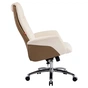 Офісне крісло Аклас Ай-Петрі, CH ANF, PU Beige 2572/PU Brown 2574 (00179836) - зменшене зображення 5
