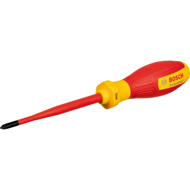Отвертка Bosch Professional, PH1x100мм, VDE (1.600.A02.NB8) - изображение 1