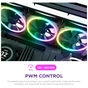 Кулер до корпусу NZXT F120RGB Duo-120mm Dual-sideRGB Fan-Tripl (RF-D12TF-B1) - зменшене зображення 11