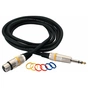 Мікрофонний кабель RockCable Microphone Cable - XLR (f) / TRS Jack 3m (RCL 30383 D6 F BA) - preview 2