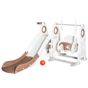 Ігровий майданчик Mealux Cosmo White/Coffee (KD-B022 White/Coffee) зображення 1