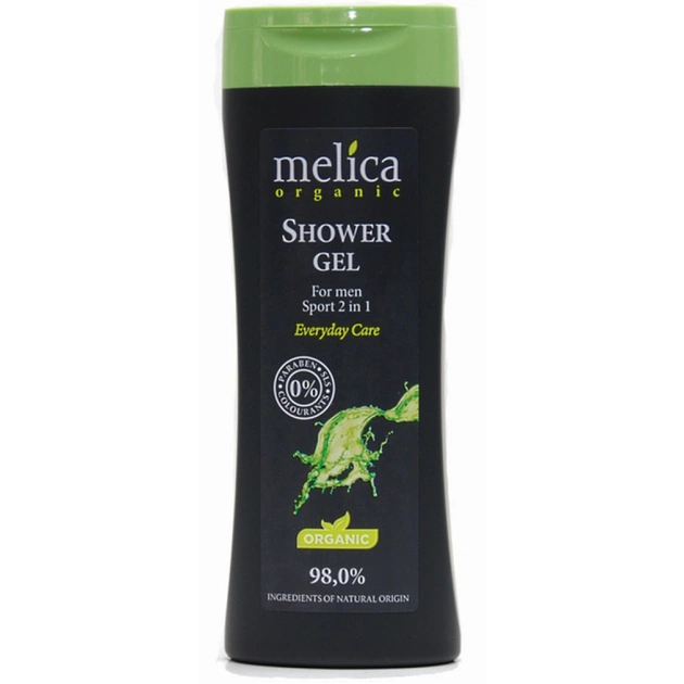 Гель для душа Melica Organic Спорт 2 в 1 для мужчин 250 мл (4770416001149) - изображение 1