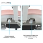 Кресло офисное OfficePro Elite OC950GLP Gray/Light Pink - уменьшенное изображение 10