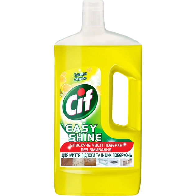 Засіб для миття підлоги Cif Лимонна свіжість 1 л (8000680200341/8710908725999) - изображение 1