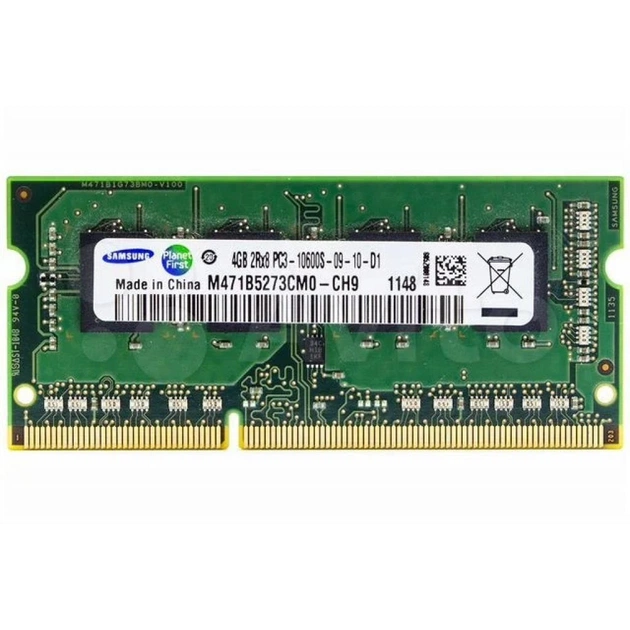 Модуль пам'яті для ноутбука SoDIMM DDR3 4GB 1333 MHz Samsung (M471B5273CM0-CH9 Ref) - изображение 1