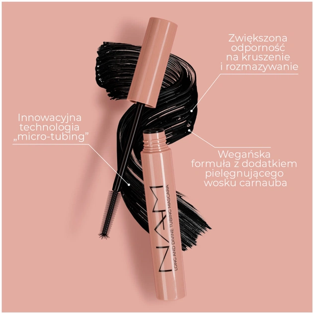 Туш для вій NAM Long and Divine Подовжувальна (5905309902916) - picture 3