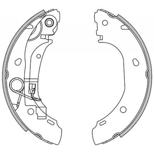 Гальмівні колодки REMSA 4163.00 зображення 1