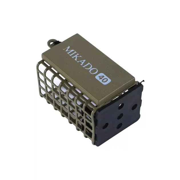 Годівниця Mikado Feeder Quadrate 25х30х44 мм 40 г Olive (AMKZ-02-40-CO) - изображение 1