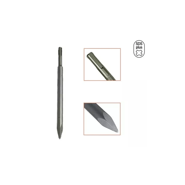 Зубило для перфоратора DeWALT SDS-Plus, пікоподібне, 250мм (DT6801) - picture 2