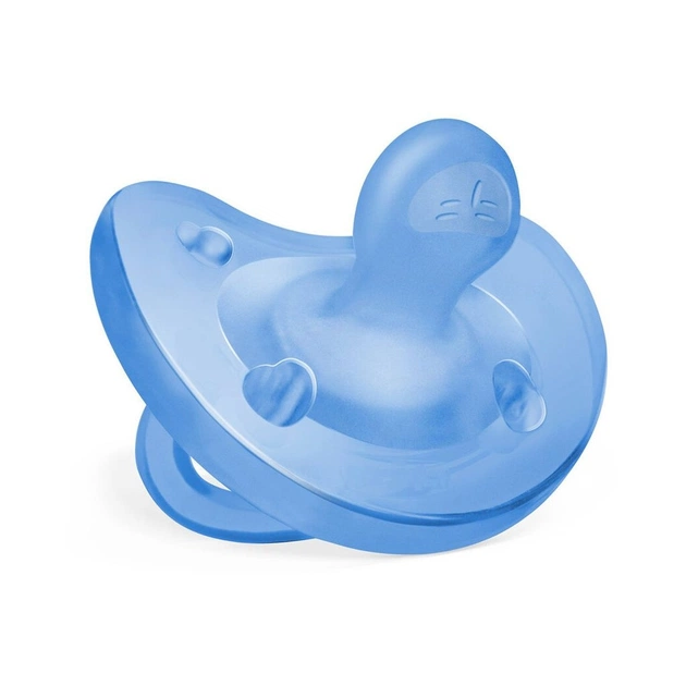 Пустушка Chicco Physioforma Soft силіконова від 6 до 16 місяців, 1шт. (блакитна) (73091.95) - зображення 1