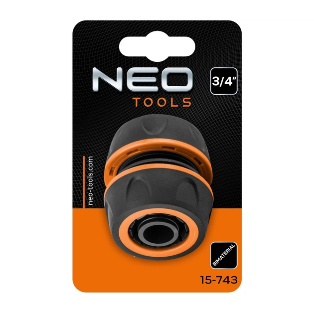 З'єднувальна муфта для шланга Neo Tools муфта ремонтна 3/4", двокомпонентна (15-743) - picture 5