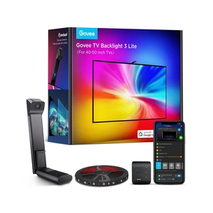 Светодиодная лента Govee Набір H6097 TV Backlight 3 Lite 40-50'', RGBICW, WI-FI/Bluetooth, чорний (H60973D1) изображение 1