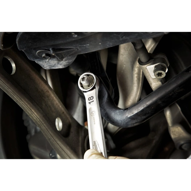 Ключ Milwaukee MAX BITE рожково-накидний з тріскачкою, 15шт, 8-22мм (4932464994) - picture 6