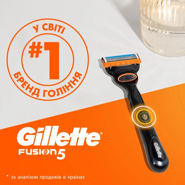 Змінні касети Gillette Fusion5 Power 4 шт. (7702018877591/7702018867219) - picture 8