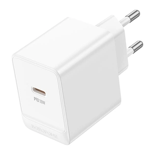 Зарядний пристрій BOROFONE BAS13A Erudite USB-C PD20W White (6941991104862) зображення 1