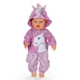 Аксесуар до ляльки Baby Born Одяг для ляльки Baby Born Костюмчик єдинорога (839409) - зменшене зображення 2