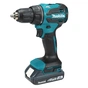 Шуруповерт Makita DDF490WV, 18V, АКБ 1x2Ah, 27·65Нм, 0-500·0-1900об/мин, кейс, 1.4кг (DDF490WV) - уменьшенное изображение 2