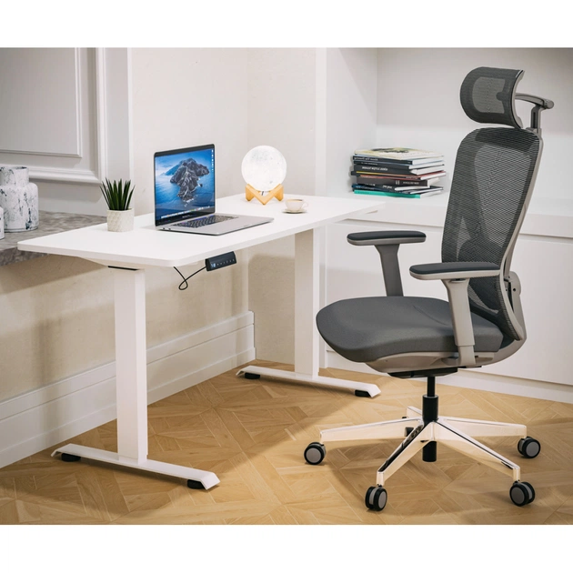 Офісне крісло Mealux Q1 Air Fabric Grey (HF-Q1 F/G) - зображення 12