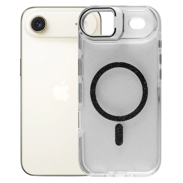 Чохол до мобільного телефона BeCover FIBRA Star Shine MagSafe Apple iPhone 17 Air Black (715418) - зображення 1