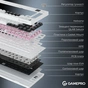 Клавиатура беспроводная GamePro Asgard Valhalla QLAB Sakura Switch White With Display (MK160-W-D-QS-PRO) - уменьшенное изображение 5