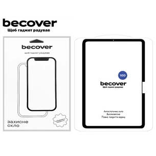 Скло захисне BeCover 10D Apple iPad Pro 11" M5 2025 black (715946) зображення 1