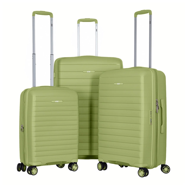 Набір валіз 2E Aero (L+M+S), оливково-зелені (2E-SPP-AERO-SET3-MG) - зображення 1