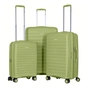 Набір валіз 2E Aero (L+M+S), оливково-зелені (2E-SPP-AERO-SET3-MG) - зменшене зображення 1