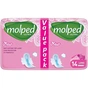 Гігієнічні прокладки Molped Ultra Long Eco 5 крапель 14 шт. (8690536825189) - зменшене зображення 1