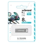 USB флеш накопичувач Wibrand 8GB Chameleon Silver USB 2.0 (WI2.0/CH8U6S) - зменшене зображення 2