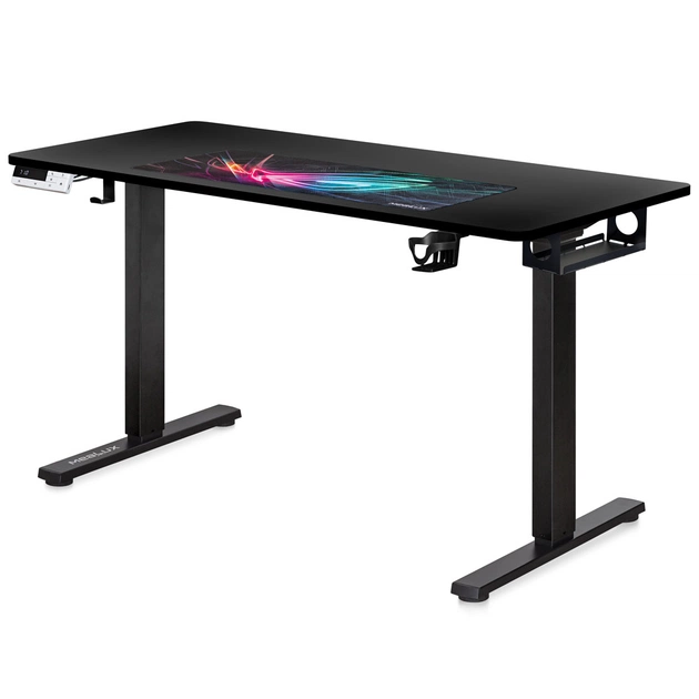 Комп'ютерний стіл Mealux PowerDesk Duo Black (EVO-242 Duo B/B) - зображення 1