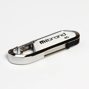 USB флеш накопичувач Mibrand 4GB Aligator White USB 2.0 (MI2.0/AL4U7W) зображення 1
