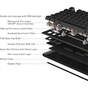 Клавіатура Hator Gravity X TKL Orange USB Black (HTK550UA) - зменшене зображення 2