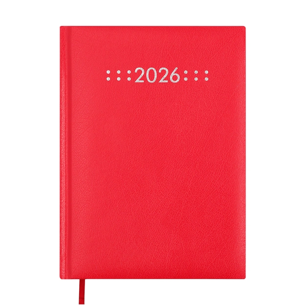 Тижневик Buromax датований 2026 CLASSIC, А5 червоний (BM.21121-05) - зображення 1