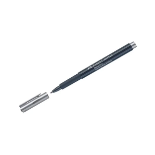 Маркер Faber-Castell металік для декору Metallics Marker Nothing else metals, M (1,5 мм), колір срібло (30347) зображення 1