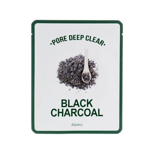 Маска для обличчя A'pieu Pore Deep Clear Black Charcoal 25 г (8806185776219) зображення 1
