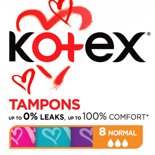 Тампони Kotex Normal 8 шт. (5029053534534) - picture 1