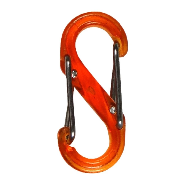 Карабін туристичний Nite ize Plastic Carb S Biner Size 4 NI674 Orange (4823082709557) - picture 1
