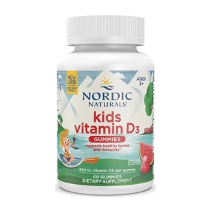 Витаминно-минеральный комплекс Nordic Naturals Витамин D3 для детей, вкус арбуза, 400 МЕ, Kids Vitamin D3 Gummies, 60 (NOR-31143) изображение 1