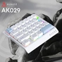 Клавіатура Ajazz AK029 Ice Island Magnetic Switch USB UA White/Blue (AK029-I-WB) - зменшене зображення 6