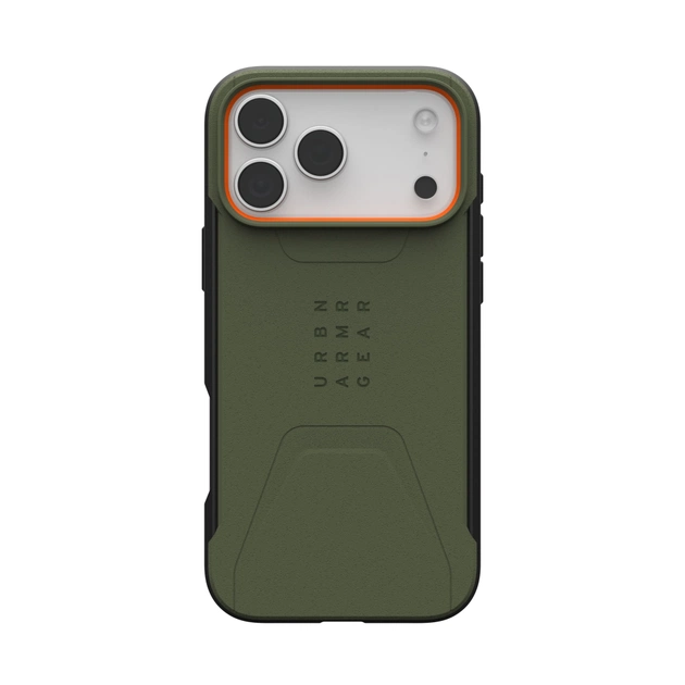 Чехол для мобильного телефона UAG iPhone 17 Pro Max Civilian MagSafe Olive/Orange (114546117297) - изображение 1
