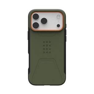 Чехол для мобильного телефона UAG iPhone 17 Pro Max Civilian MagSafe Olive/Orange (114546117297) изображение 1