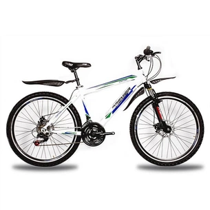 Велосипед Premier Captain Disc білий з синьо-зеленим (12604) зображення 1